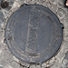 Modern Georgian manhole cover