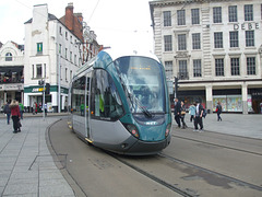 DSCF2979 NET (Nottingham Express Transit) tram 217 - 2 Apr 2016