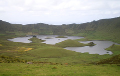 Caldeirão - ancient volcanic crater.