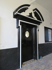 ship inn, mere, wilts, late c17 doorway moved when the house became an inn