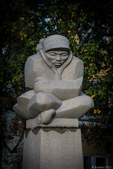 Same ... Granitskulptur von Allan Wallberg, Ehrenmal für die Kultur der Sámi ... P.i.P.  (© Buelipix)