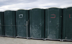 Porta-potties are limited until the official opening day (6524)