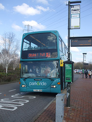 DSCF2989 Nottingham City Transport 972 (YT59 OZN) at Queens Drive Park and Ride - 2 Apr 2016