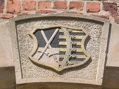 Wappen am Torhaus der Burg Eisenhardt