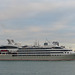 Le Soléol leaving Portsmouth - 8 May 2017