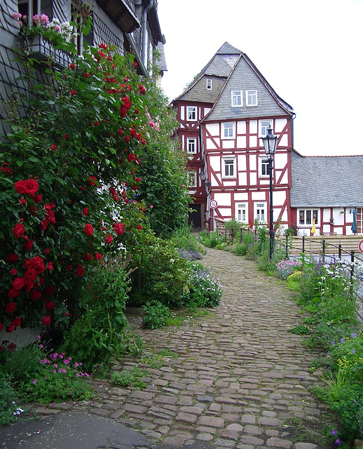 Marburg, der Weg zur Burg