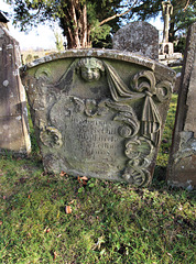 Memorial to Morris Hill, Putley Churchyard, Herefordshire