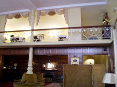 Dining room above the waiting room.