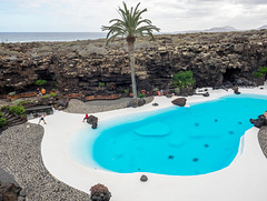 Pool designed by César Manrique in Jameos del Agua