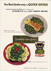 Stokely-Van Camp's Canned Beans Ad, 1954