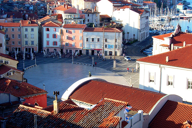 SI - Piran - Tartini Square seen from St. George's church