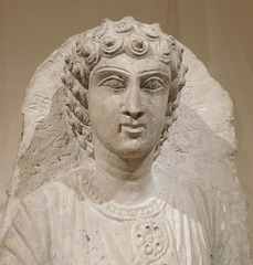 Detail of a Relief of a Banquet Attendant Holding Roast Lamb in the Metropolitan Museum of Art, June 2019