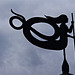 Vouvant : emblemo de Mélusine sur la turo Mélusine / Emblème de Mélusine sur la tour Mélusine — DSC00964
