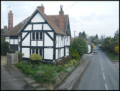 Tudor Cottage in spring
