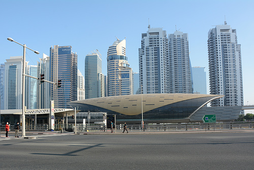 U.A.E., Dubai Marina Metro Station