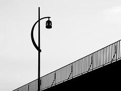 Street Lamp and Fence