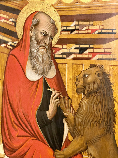 Bologna 2021 – Pinacoteca Nazionale – Saint Jerome with lion
