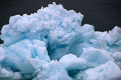 Blue ice face