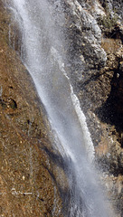 Sprühnebel am Wasserfall