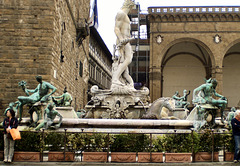 Der Neptunbrunnen in Florenz