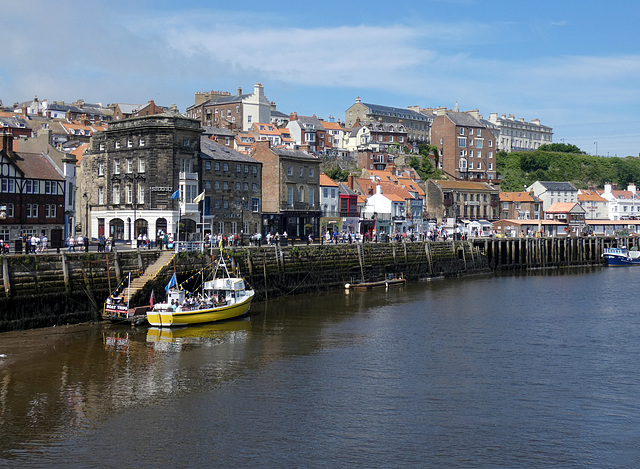 Whitby Harbour and Town