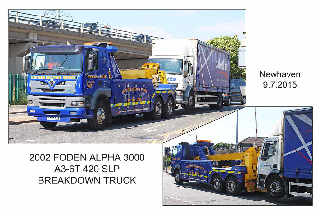 2002 Foden Alpha 3000 Breakdown truck - Newhaven - 9.7.2015