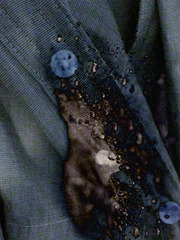 Meteors fell onto my shirt