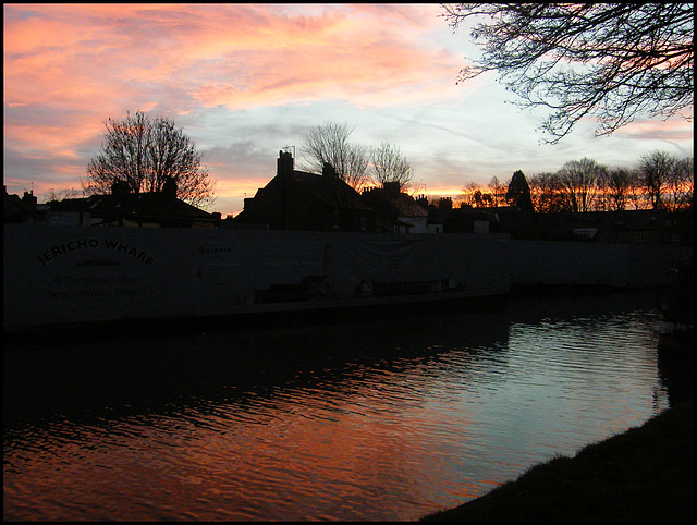 Jericho canalside at dawn
