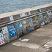 Graffiti in the harbour, Madeira Island
