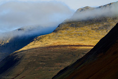 The Slopes and Crags of Scafell Pike