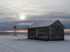 Sunset on the Prairies