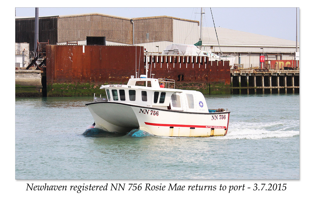 NN 756 returns to Newhaven - 3.7.2015
