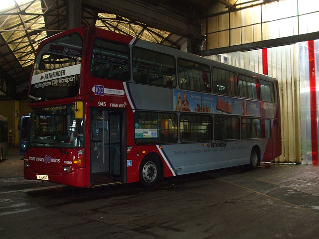DSCF2952 Nottingham City Transport 945 (YN08 MSO) - 2 Apr 2016