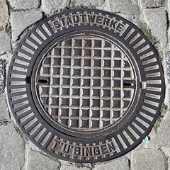 Kanaldeckel: Tübingen