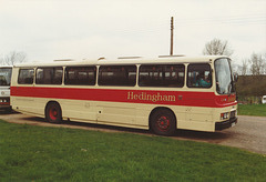 Hedingham Omnibuses L148 (WPH 135Y) at Santon Downham – 22 April 1989 (84-4A)