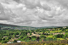 Glossop from Cock Hill   /   July 2016