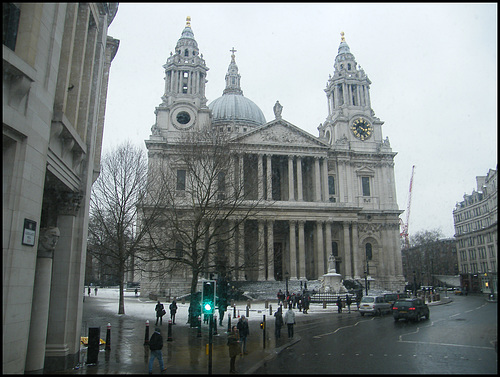 front of St Paul's