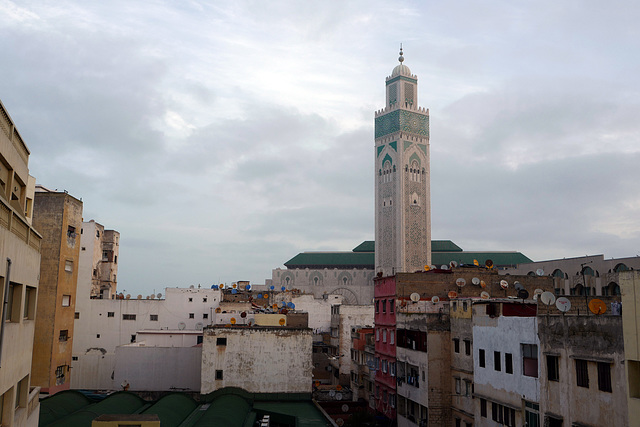 CASABLANCA, view from my hotel room, last night before coming back...