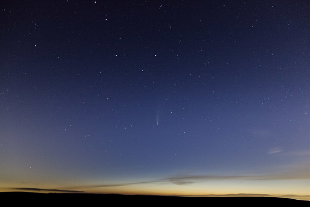 Comet Neowise from near Burbage Bridge