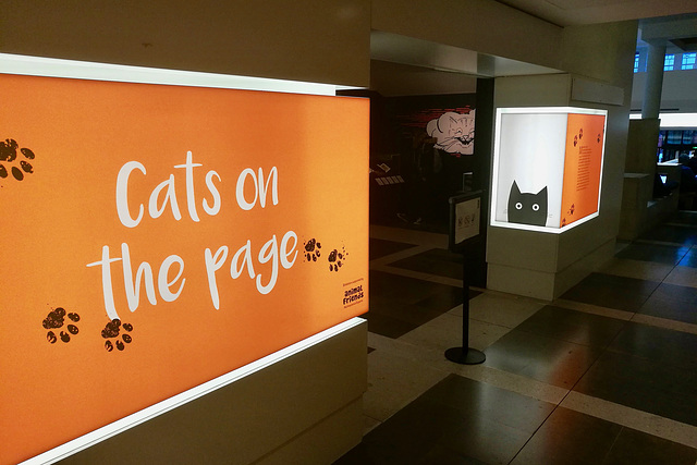 London 2018 – Cats on The Page exhibition at the British Library