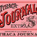 Ithaca Journal Extra Cigar Box Label
