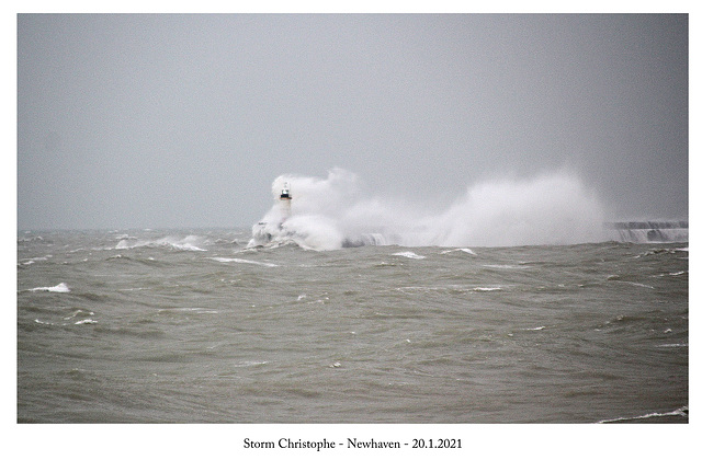 Storm Christoph - Newhaven light - 20 1 2021