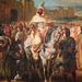 Detail of The Sultan of Morocco and his Entourage by Delacroix in the Metropolitan Museum of Art, January 2019