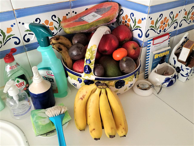 The fruit's corner and other paraphernalia