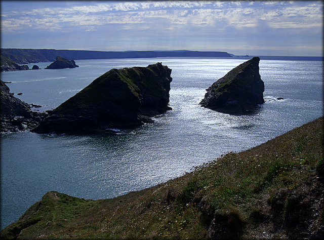 Porthcadjack, high tide.