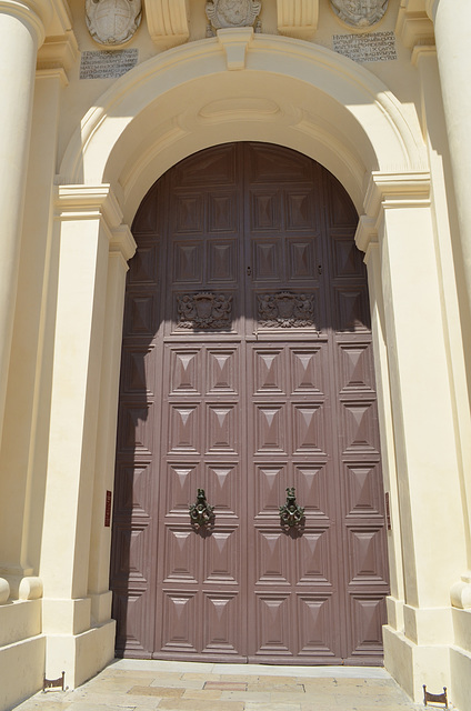 Malta, Valetta, The Door to Saint John's Co-Cathedral