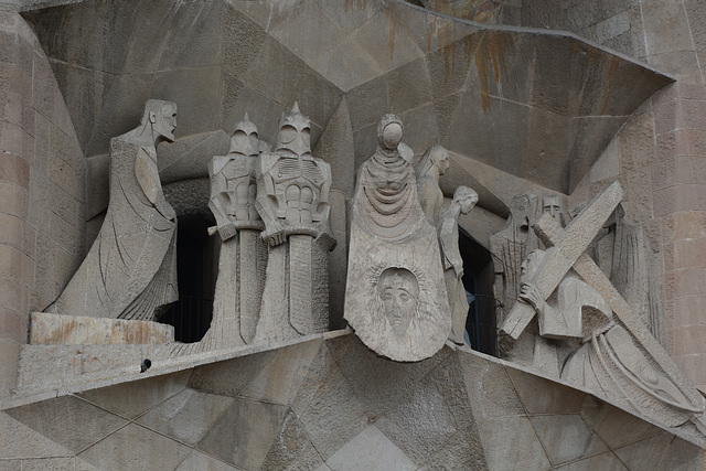 Barcelona, La Sagrada Família, Sculptural Details