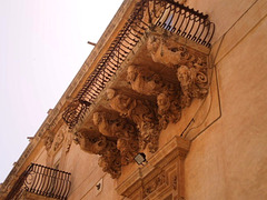 Details of baroque balcony.