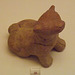 Rattle in the Shape of a Dog from Athens in the National Archaeological Museum of Athens, June 2014