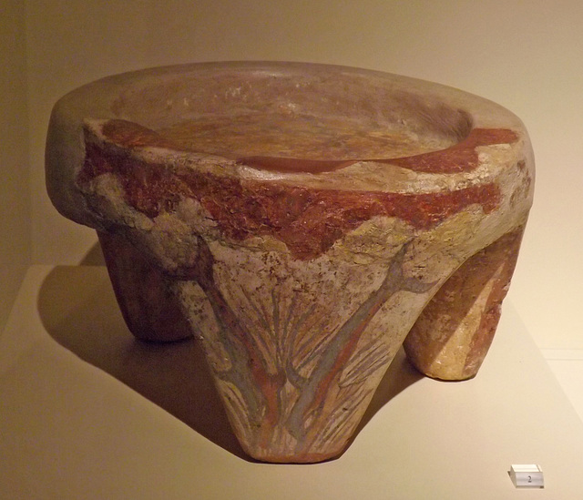 Tripod Offering Table with Dolphins in the National Archaeological Museum of Athens, June 2014